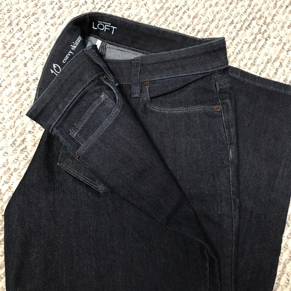 Ann Taylor Loft Curvy Skinny Jeans